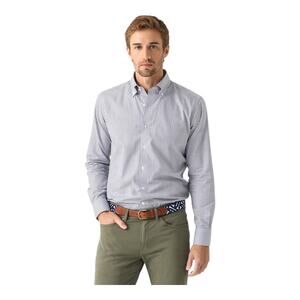 PETER MILLAR CROWN CRAFTED MEN'S LUDLOW COTTON SPORT SHIRT NWT MENS L MSRP $250